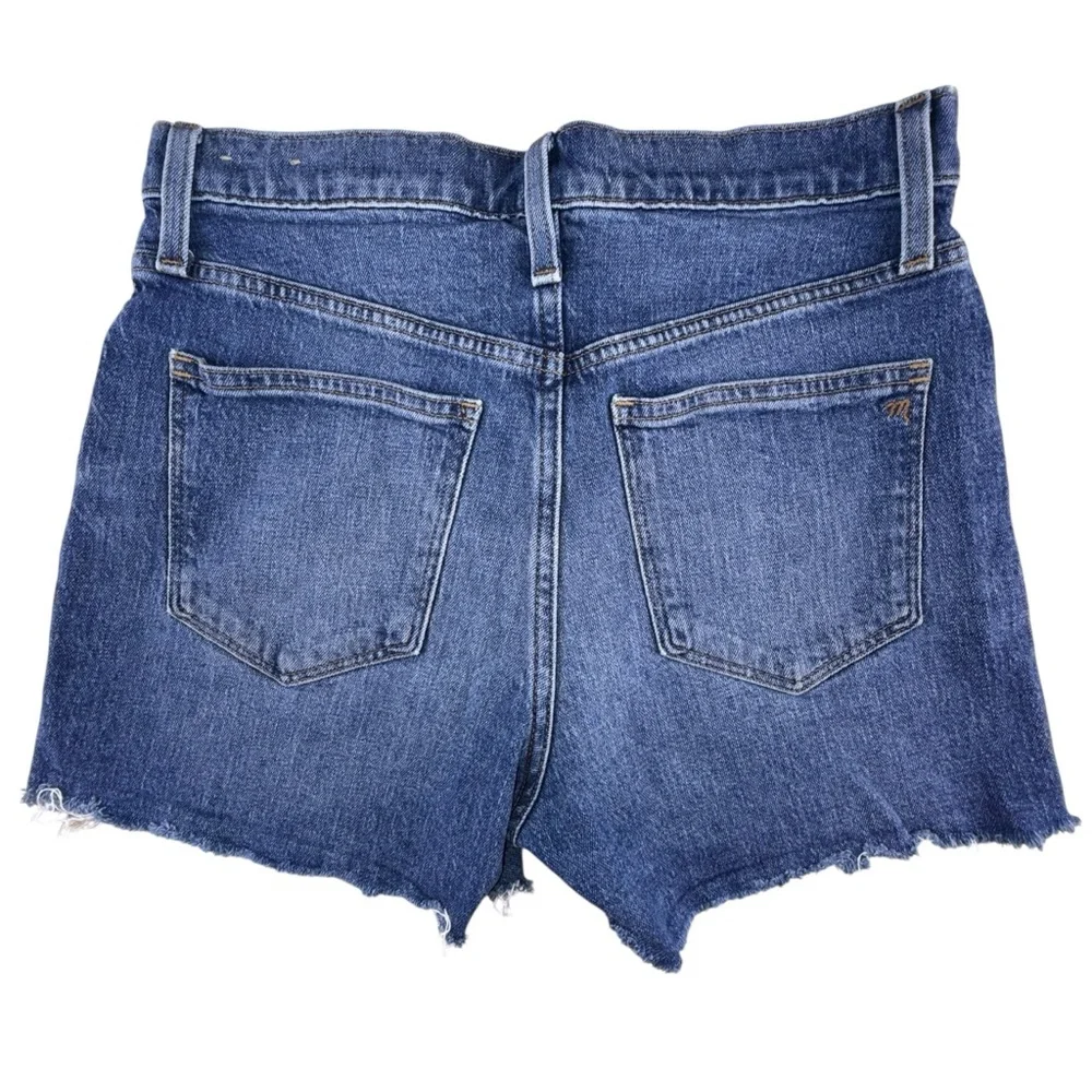 Madewell High Rise Button Fly Denim Shorts Size 27